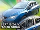 Дефлекторы окон (ветровики) HEKO для Seat Ibiza 2008+ 5D вставные 4 шт Combi - изображение 7