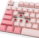 Klawiatura przewodowa Ducky One 3 Cherry MX Red USB Gossamer Pink (WLONONWCRA265) - obraz 5