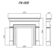 Портал каминаAristocrat Decor 1250x1040x200 мм. для декоративного каміну(FN_008) - изображение 4