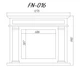 Портал каминаAristocrat Decor 1280x950x330 мм. для декоративного каміну(FN_016) - изображение 4