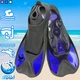 Спортивні ласти для плавання VelaSport Starfish (44/45) для дайвінгу, снорклінгу, басейну, підводного полювання із Закритою п'ятою Дитячі та дорослі Blue - зображення 1