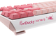 Klawiatura przewodowa Ducky One 3 Gossamer TKL Cherry MX Ergo Clear Pink (100352889) - obraz 8