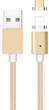 Kabel Libox USB Type A - micro-USB - Lightning M/M 1 m Gold (KAB-USB-0000001) - obraz 1