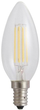 Żarówka LED Spectrum 4W 3000K 230V E14 Yellow Świeczka (5907418763884) - obraz 1