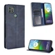 Чехол-книжка Deexe Retro Style для Motorola Moto G9 Power - Blue - изображение 2