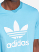 T-shirt męski bawełniany adidas Adicolor Trefoil IR7980 M Niebieski (4066759626812) - obraz 4