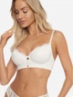 Biustonosz damski Push-up z koronką Esotiq 41331-00X 65E Biały (5903972253946) - obraz 1