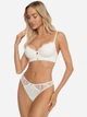 Biustonosz damski Push-up z koronką Esotiq 41331-00X 65E Biały (5903972253946) - obraz 5