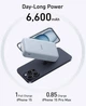 Магнитная батарея Anker MagGo Power Bank 6600mAh, ультрабыстрая 15 Вт для iPhone 17/17 Pro/17 Pro Max, iPhone 16/15/14/13/12 Series - Blue - изображение 4