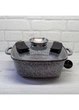 Каструля з мармуровим покриттям і кришкою 6,5 л Edenberg EB-3975 - изображение 3