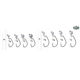 Джиг-головка Owner Offset Okappari Head JH-38 3.5г №1 - изображение 2
