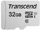 Карта памяти microSD 32Gb Transcend 300S Class 10 UHS-I U1 + SD адаптер (TS32GUSD300S-A) - изображение 2