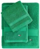 Полотенце TOMMY HILFIGER банное Modern American Solid Cotton Bath Towel BRIGHT GREEN зеленое - изображение 2