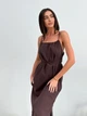 Сарафан женский ARTKNIT Афина 2024 S Коричневый (4823093462984) - изображение 6