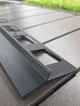 Алюминиевый угол 90° наружный для профиля MAXI открытого балкона или террасы 260х260 мм цвет Графитовый матовый - изображение 7
