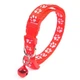 Ошейник для собак и котов с колокольчиком (19-32 cm) Red (красный) - изображение 3