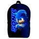 Рюкзак Сонік (School Gear bag Sonic 07) чорний, 39 х 27 х 14 см - зображення 1