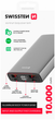 Powerbank Swissten Aluminium 10000 mAh 20W Power Delivery Grey (22013915) - obraz 2