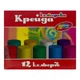 Мел цветной 12 шт Колорит МЦК-12 круглый 12 цветов - изображение 1