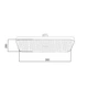 Лейка для верхнего душа Qtap Hlavova 300x200 мм прямоугольная QTHLA107BLM45783 Black Matt - изображение 2