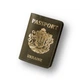 Обложка для паспорта "Passport+большой Герб Украины" Hunterman, хаки с позолотой.(200008) - изображение 1