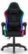 Комп'ютерне крісло Hell's HC-1000 Black LED тканина (5905496912569) - зображення 10