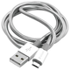 Кабель Verbatim MicroUSB - USB 1 м Сріблястий (23942488620) - зображення 2