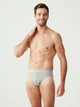 Набор трусов-слипов мужских U.S. Polo Assn 80177 S (3 шт) Grey/Melange (8680557175721) - изображение 5
