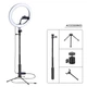 Кільцева USB LED-лампа Zomei 10" + штатив 0.83 м 8072 - изображение 1