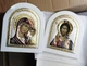 Иконы арочные для дома Спаситель и Пресвятая Богородица 12x14см - изображение 1