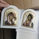 Иконы арочные для дома Спаситель и Богородица 16x20см - изображение 2