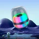 Акустика Hoco Crystal colorful luminous BT speaker BS58 чорна - зображення 4