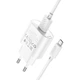 Адаптер сетевой Hoco Micro USB Cable Fighter single port charger C109A | 1USB, 18W/3A, QC | белый - изображение 2
