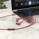 Наушники HOCO Platinum sound universal earphone with mic M85 красные - изображение 3