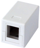 Obudowa gniazda keystone Intellinet 1 port RJ-45/RJ12/RJ11 White (766623162739) - obraz 1