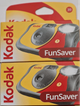 Комплект одноразовых фотокамер Kodak FunSaver 2х39 кадров Черно-желтая g1 - изображение 1