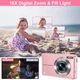Фотокамера Camkory FHD DC403 44Мп Розовая Factory Recertified - изображение 6