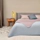 Покрывало IDEIA Silhouette Мятное евро 240x260 см двустороннее прочная стежка ткани микрофибра (4820227287710_1) - изображение 1
