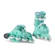 Ролики YVolution "Switch Skates" бирюзовые (24-28 р-р) YR25G4 - изображение 5