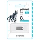 Flash Wibrand USB 2.0 Lynx 8Gb Silver (WI2.0/LY8M2S) - зображення 2