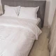 Комплект постельного белья Tiare Полуторный 143 x 210 см White Сатин Stripe (White_Stripe_pl) - изображение 7