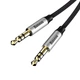 Кабель mini jack 3.5 мм - mini jack 3.5 mm yiven audio cable m30 1.5м чорний BASEUS, CAM30-CS1 - зображення 2