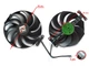Вентилятор кулер для видеокарты PowerColor Red Devil RX 7700 7800 7900 XT (Оригинал) T129215BU комплект 2шт (№486.1) - изображение 3