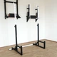 Стойки под штангу с нижними упорами 40х40 мм А006 Черно-белые Hardcore GYM - изображение 4