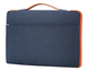 Сумка для ноутбука Slim Orang 13.3" с карманом и оранжевой молнией Синяя (S733-2) - изображение 1