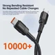 Кабель для быстрой зарядки и передачи данных Toocki 5A/100W USB Type-C to USB Type-C 1 м 519 Черный - изображение 6