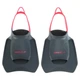Ласты для тренировок в бассейне короткие с открытой пяткой SPEEDO BIOFUSE FITNESS 8087669068 XL черный-розовый - изображение 1