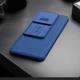 Карбоновая накладка Nillkin CamShield Pro для Xiaomi Poco X6 / Note 13 Pro 5G Blue - изображение 6
