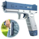 Водяний пістолет UKBOO акумуляторний електричний Water Gun Glock, синій (LK-1- Blue ) - зображення 1