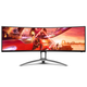 Монитор 49" AOC AG493UCX2, VA, 5120x1440, 165Гц, изгн., HDMIx3, DP, USB-C, USB-hub, HAS, цв, черный - изображение 1